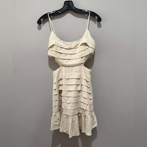 Cream Strap Dress - Picture 1 of 3